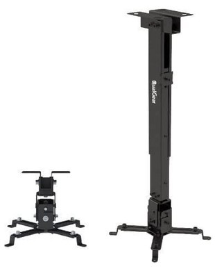 QualGear QG-PM-002-BLK Universal Projector Ceiling Mount Black