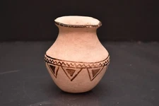 OLD Native American Papago Tohono O'odham ANTIQUE Pottery JUG POT VASE