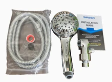 High Pressure Handheld Chrome Shower Head with 60 inch hose