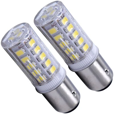 HQRP 2x BAY15d 33 SMD Marine LED Birne für Hella, Aquasignal, Perko Navigation Licht