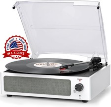 Tocadiscos Vintage De Vinil, Moderno Tocadiscos Elegante Para Adornar Bluetooth
