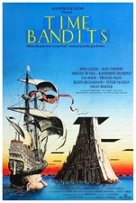 Time Bandits 1981 v1 - Sean Connery - Vintage Classic Movie Poster