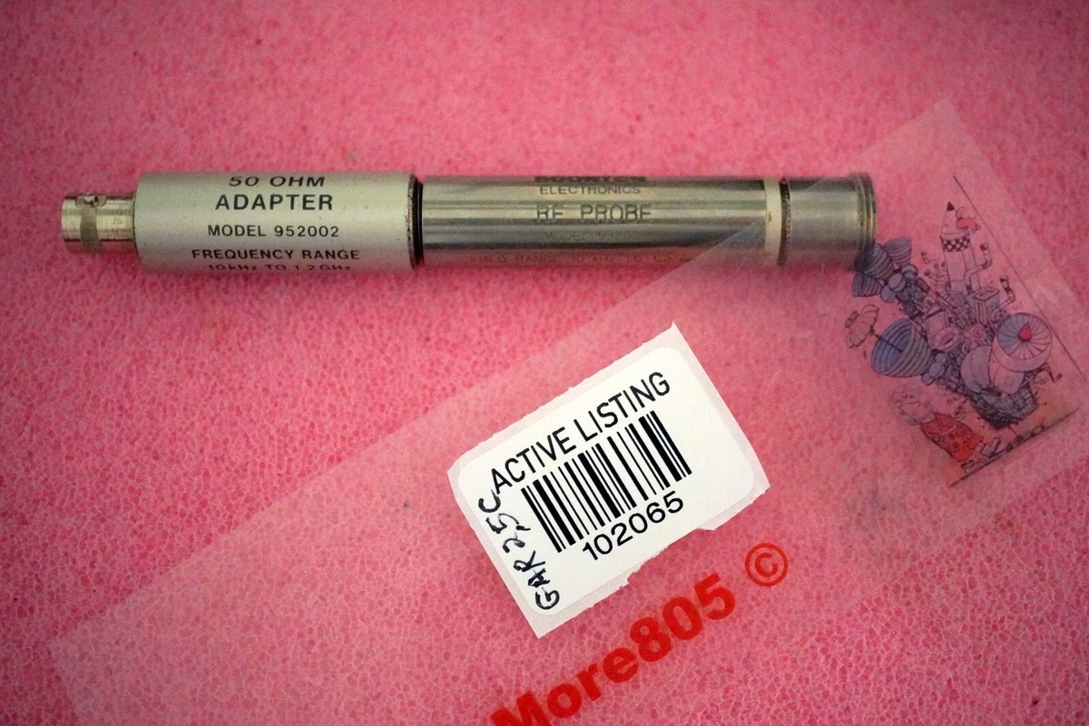 BOONTON 952001 Adapter & 952001 RF Probe Set **Hard To Find BOONTON 952001 Adapter & 952001 RF Probe Set **Hard To Find