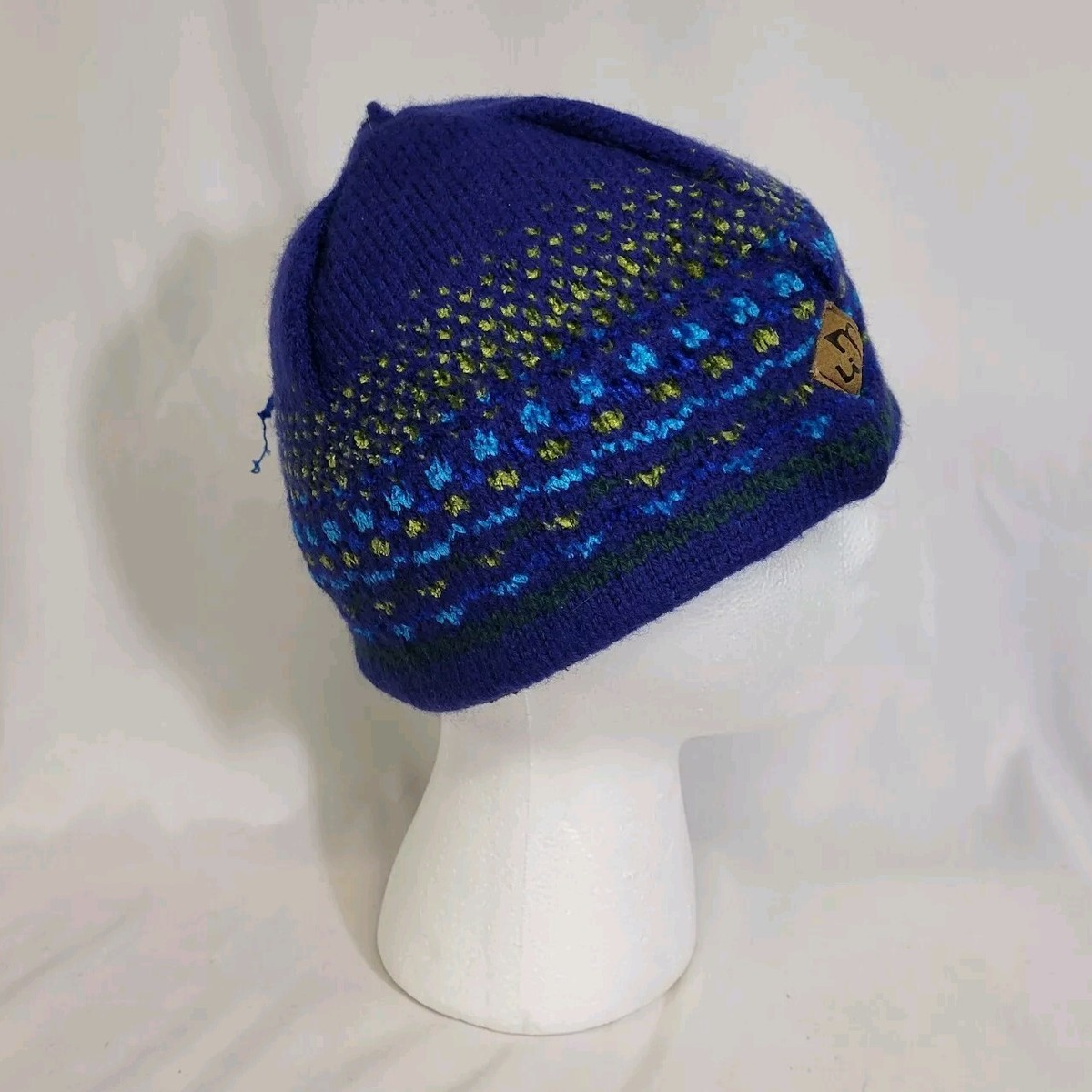 帽子 the virgins soft wool beanie Merkley Headgear Blue Knit Virgin Wool Winter Beanie Hat Cap | eBay