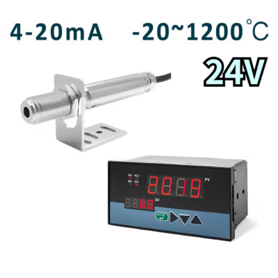 24V Infrared Thermometer Sensor Non-contact Industrial Temperature Controller