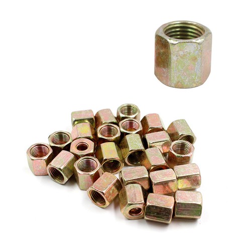 Accesorios de tubería de freno EE. UU. 3/16" 10x1 mm 25x tuercas métricas macho y hembra kit de tornillos 50 piezas - Imagen 10 de 10