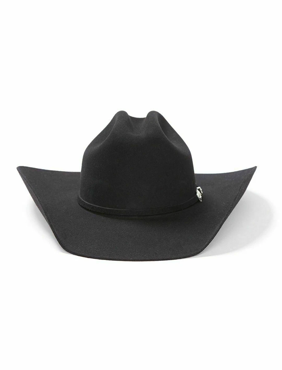 Chapeau Cowboy Stetson 8X Feutre Noir - Homme Taille 7 1/8 - Vintage USA