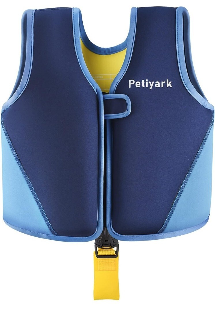 Chaleco de Natación para Niños, Chaqueta de Natación de Neopreno Premium para Niños, Niños Pequeños