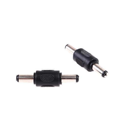 5x DC Coupler Male to Male M/M 5.5mm x 2.1mm Barrel Jack Power Connector P_I4 - Picture 2 of 8