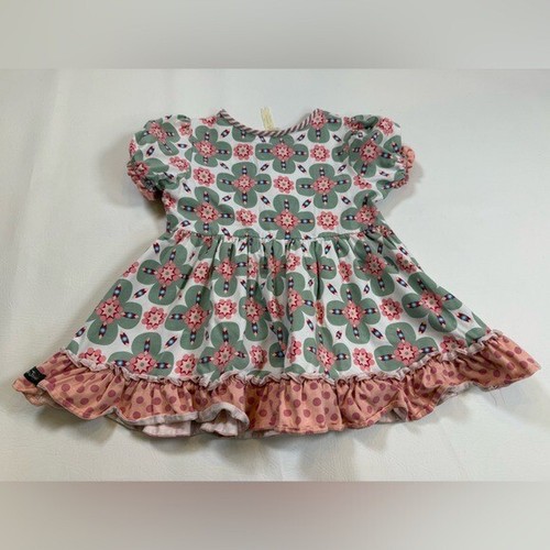 Matilda Jane floral top size 8 girls pink and green - Picture 6 of 7