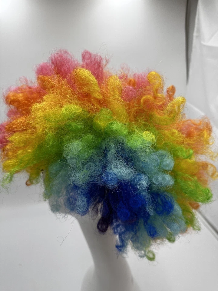 Rainbow Afro Wig Vintage Kane Kalon Made In Japan IWC - Image 4 of 4