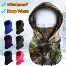 Balaclava Ski Face Mask Windproof Men Women Warm Winter Mask Thermal Fleece Hat