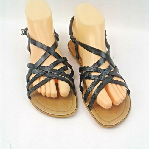 Lorenzo Chelini Made in Italy Womens Woven Strappy Sandals Size 6 - Picture 3 of 8