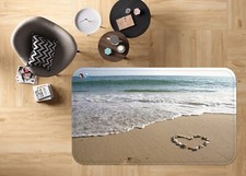 3D Sea Beach Love NBC63309 Game Rug Mat Elegant Photo Carpet Mat Romy