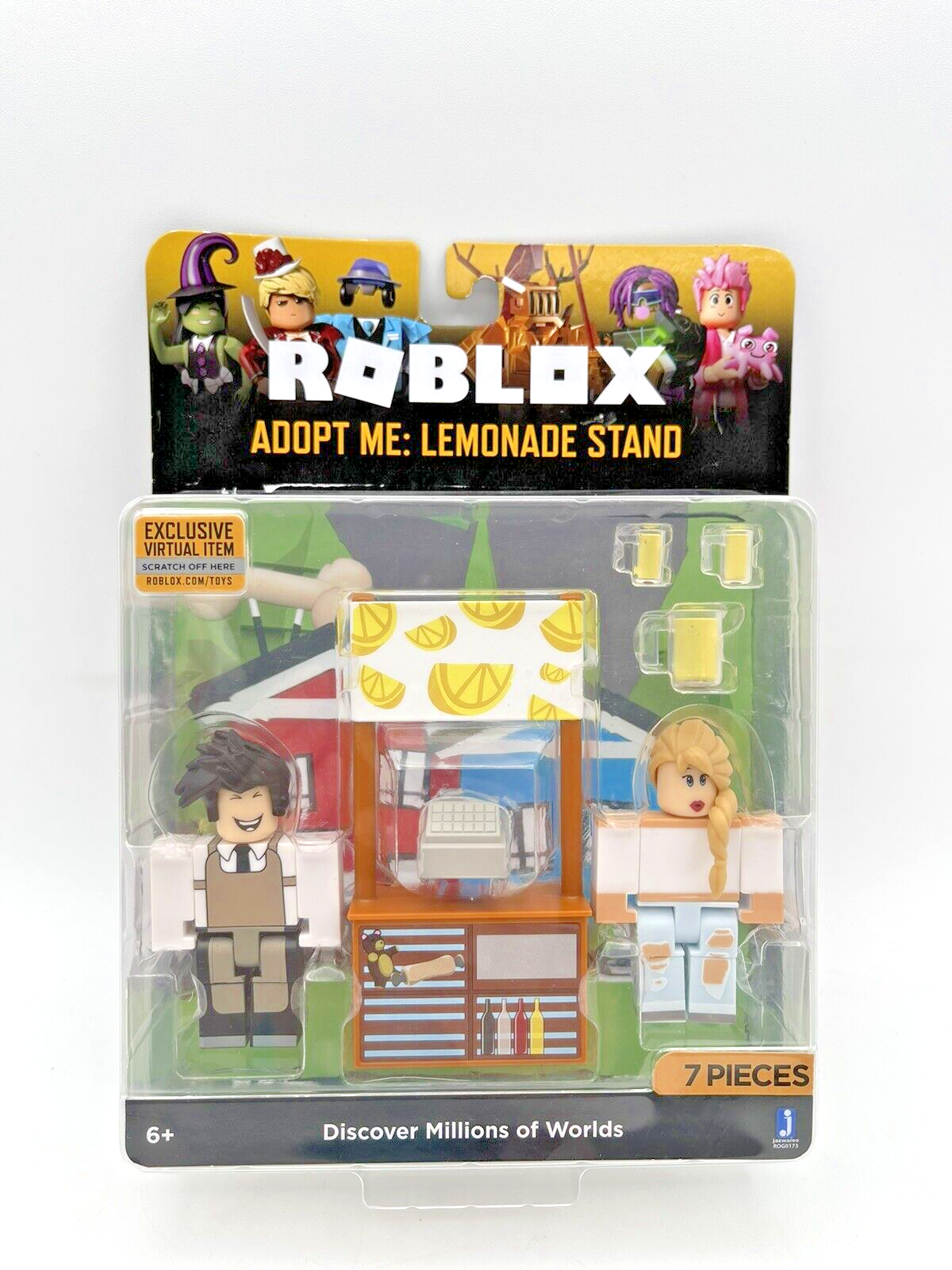 Roblox Celebrity Collection - Adopt Me: Lemonade Stand-Game-Pack [Includes  Exclusive Virtual Item]