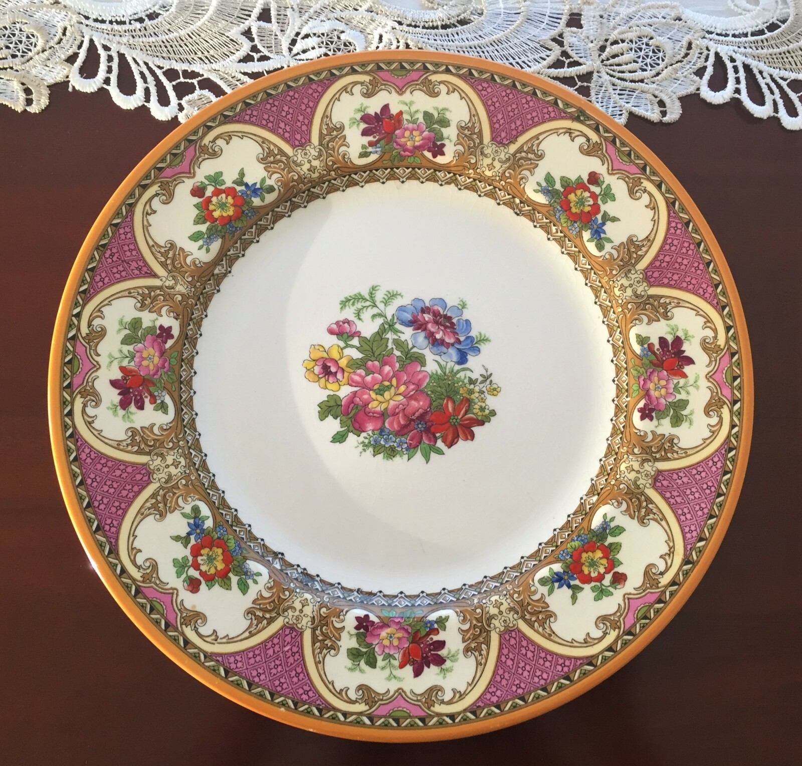 VINTAGE JOHNSON BROS PAREEK ENGLAND 'JEFFERSON' DISPLAY/CAKE PLATE
