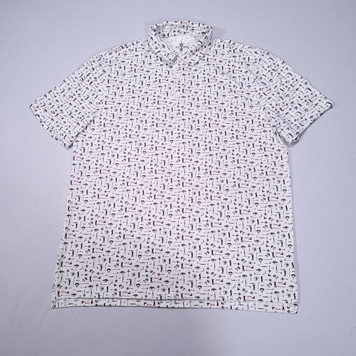 121st US Open Golf Torrey Pines All Over Polo Rugby Golf Shirt Mens XXL 2XL | eBay