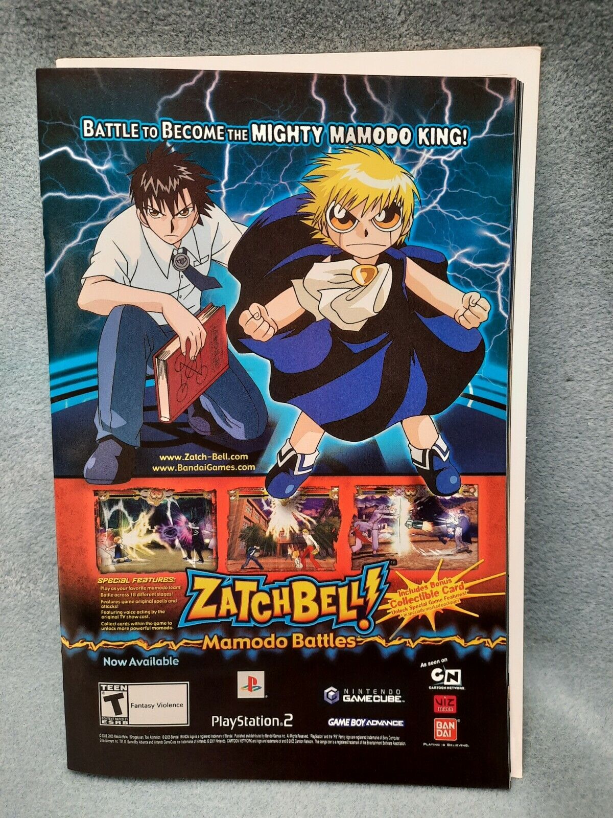  Zatchbell Mamodo Battles - PlayStation 2 : Video Games