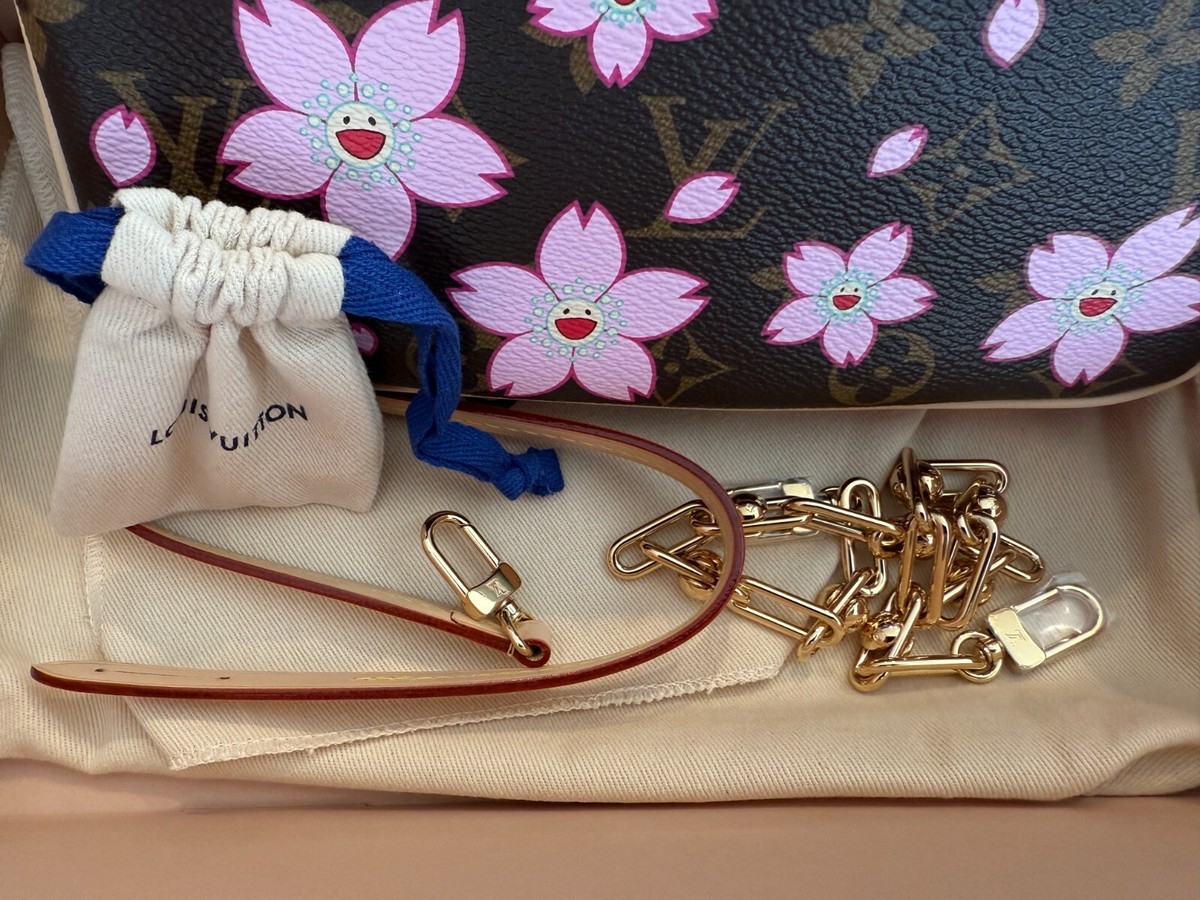 Louis Vuitton x Takashi Murakami Cherry Blossom Pochette M13666 | eBay