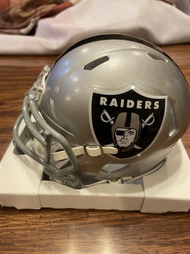 Howie Long Signed Oakland Raiders Flash Alternate Speed Mini Helmet Beckett COA - Picture 5 of 14