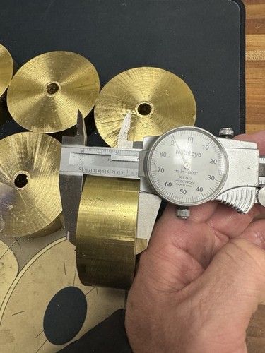 3.25x1.190” Nominal (3 1/4”) , C360 Free Cutting Brass Round Rod, ASTM B16 - Picture 2 of 5