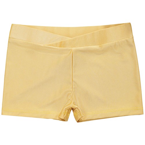 Girls Active Swim Shorts Shiny Silky Stretchy Bottoms Gymnastics Dance Pants - Picture 87 of 97