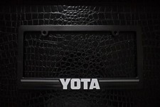 Retro Trd Stripes Grey Scheme Yota License Plate Frame For Toyota