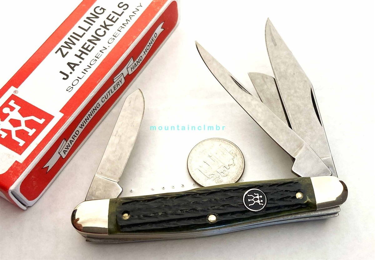 Zwilling J.A. Henckels Solingen Germany RARE 4Blades Stockman