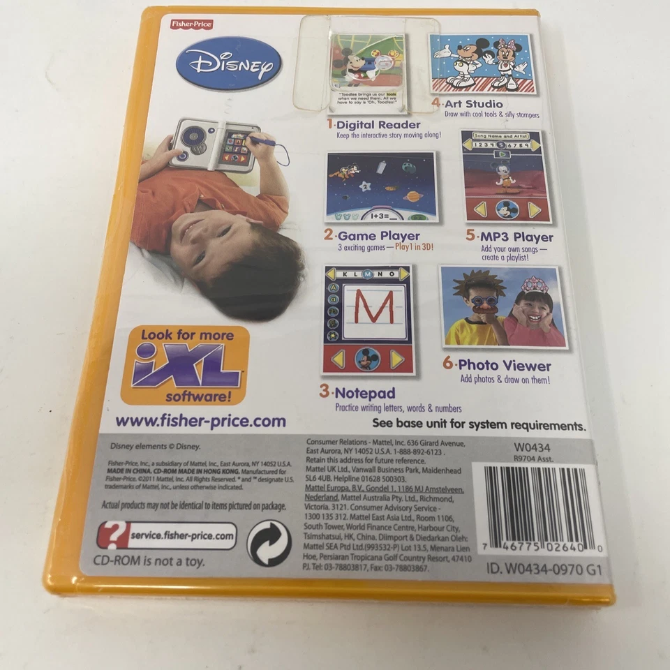 iXL Fisher-Price Disney Mickey Mouse Clubhouse Learning Game Sealed - Image 4 of 4