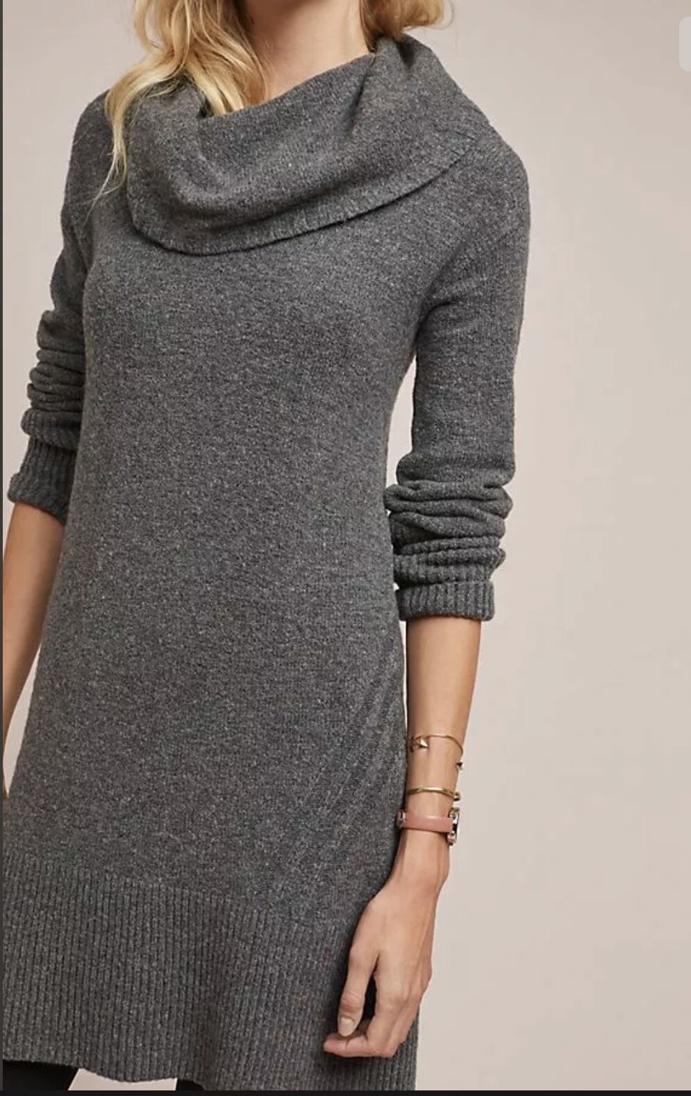 Anthropologie Sonoran Cowl Neck Sweater 
