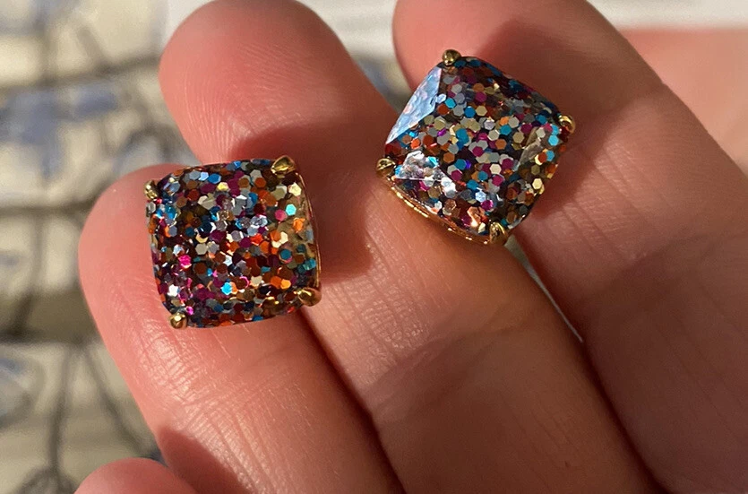 Kate spade confetti earrings clearance