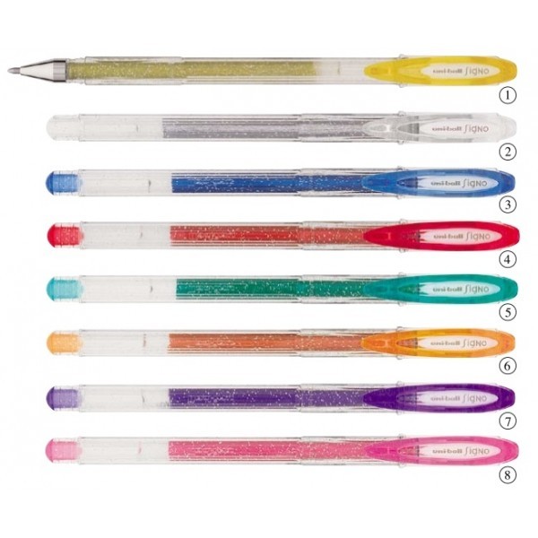 Uni-Ball Signo Sparkling Glitter Gel Ink Rollerball UM-120SP