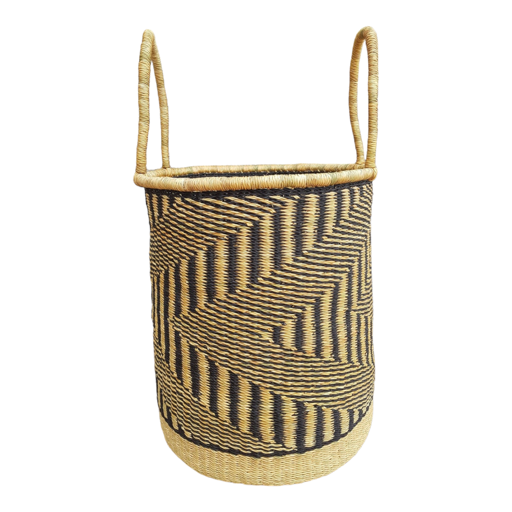 Africa Rattan Laundry Basket – Eco-Friendly Bolga Style Storage Solution Africa Rattan Laundry Basket – Eco-Friendly Bolga Style Storage Solution