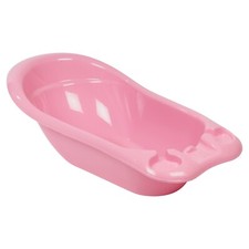 Image of 100L Pink/Blue Sindi Plastic Travel Portable Newborn Toddler Baby Bath Seat Tub