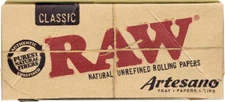 RAW Classic Artesano Size King Slim Rolling Papers (2 Booklets) MIX & MATCH