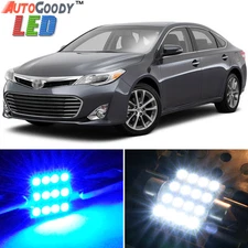 15 x Premium Blue LED Lights Interior Package for Toyota Avalon 2005-2017 + Tool