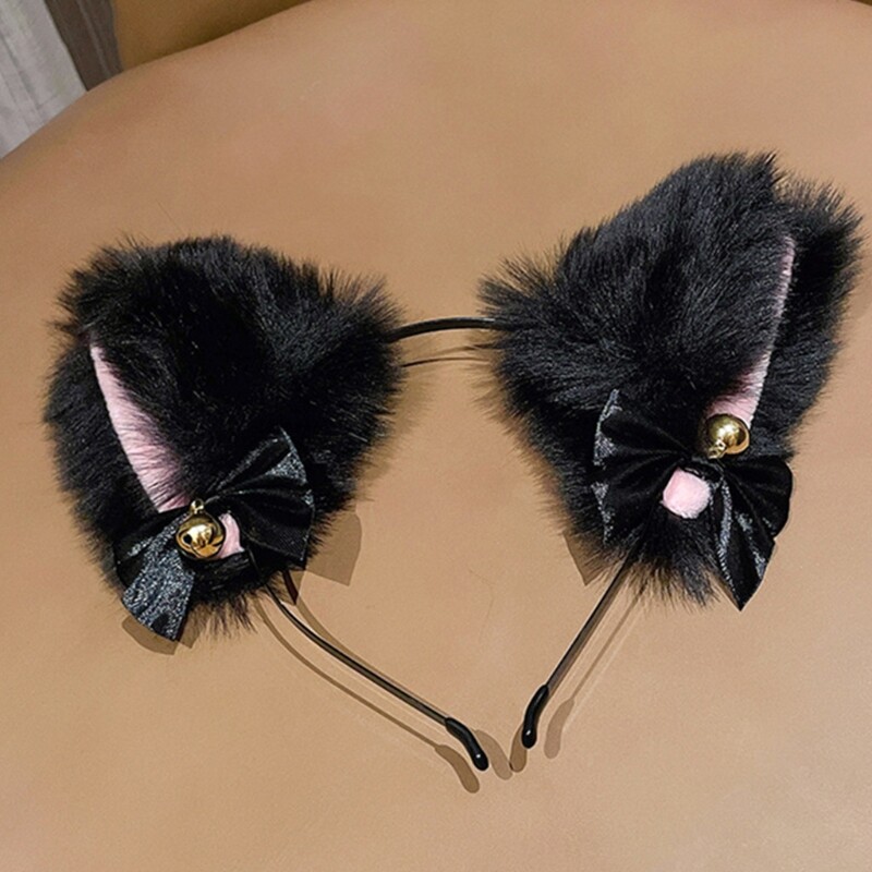 Fluffy Black Cat Ears Headband Best Sale innoem.eng.psu.ac.th