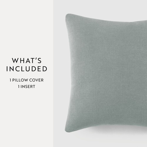 Juego de almohadas de decoración de algodón lavadas y enredadas con funda de almohada e inserto - Imagen 10 de 63