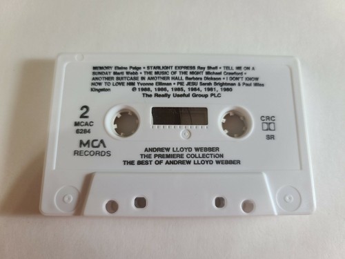 Andrew Lloyd Webber Cassette The Best of The Premiere Collection 1988 MCA Tape - Imagen 4 de 7