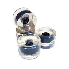 76mm x 53mm LONGBOARD Wheels CLEAR 78a   CRUISERS