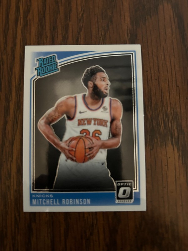 2018-19 PANINI DONRUSS  OPTIC CHROME RATED ROOKIE MITCHELL ROBINSON ROOKIE CARD!