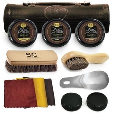 Stone and Clark Original Shoe Polish Care Kit Leather Shoe Shine Kit for Men