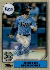 2022 Topps Clearly Authentic Auto Austin Meadows #87BA-AM