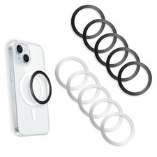 10PCS Magnetic Metal Rings Phone Case Wireless Charging Mount Adhesive, New, USA