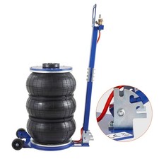 Cric Pneumatique Cric de Levage 5 T 14-47 cm 3 Coussins Réparation Auto