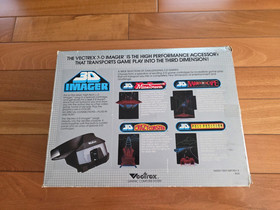 Vectrex 3D Imager Mask W/BOX , Manual & Minestorm- Milton Bradley 1983
