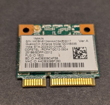 Qualcomm Atheros QCWB335 WiFi Bluetooth 4.0 Half Mini PCIe Card