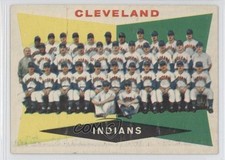 1960 Topps 2nd Series Checklist Cleveland Indians Checklist #174 13sp
