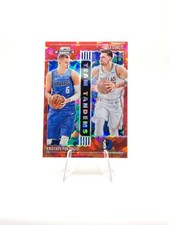 Doncic Porzingis 2020-21 Panini Contenders Optic Team Tandems Red Ice #2