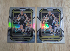 2 Card Lot 2023 Prizm WNBA SUE BIRD Silver Prizm #32 Seattle Storm SP